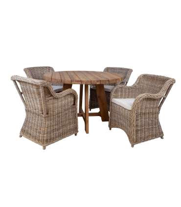 Söögilauakomplekt KATALINA 4-tooliga (42