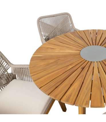 Aiamööblikomplekt FLORIDA laud ja 4 tool