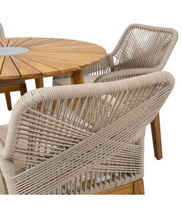 Aiamööblikomplekt FLORIDA laud ja 4 tool