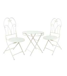 Rõdukomplekt SANDY laud ja 2 tooli, anti