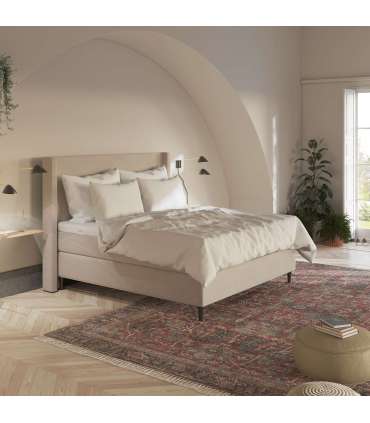 Kontinentaalvoodi KVITFJELL 180x200cm, peatsiga, 197x211xH147cm