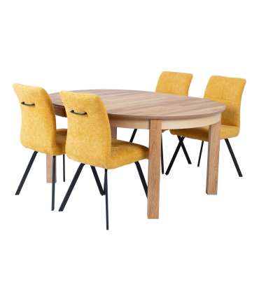 Söögilauakomplekt CHICAGO NEW ümmargune 