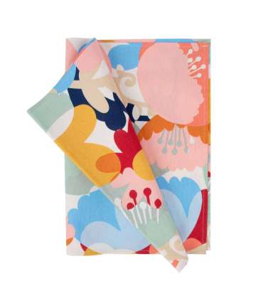 Linik NORDIC FLOWER 43x116cm, põhjamaine lill, kangas 332, 80% puuvill, 20% polüester