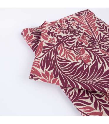 Linik HOLLY 43x116cm, lehed ja roosid, 80% puuvill, 20% polüester, kangas 342