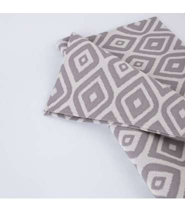 Linik HOLLY OUTDOOR 43x116cm, hallid rombid, 100% akrüül, kangas 351