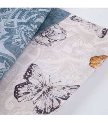 Laudlina CASILDA 160x160cm, lilled, 100% puuvill, kangas 366