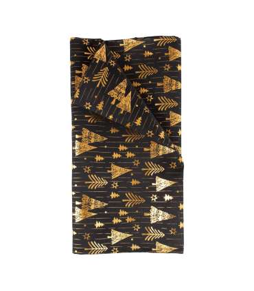 Linik GLORY 45x116cm, kuldsed kuused