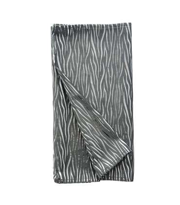 Linik GLORY 45x116cm, hõbedased jooned, 100% polüester, kangas 408