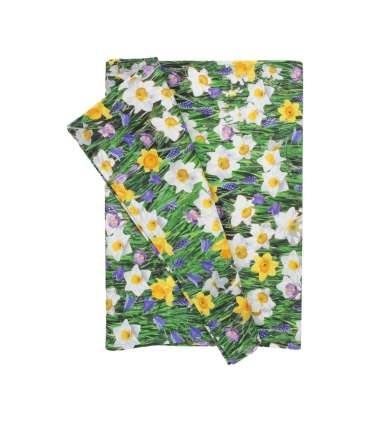 Linik HOLLY 43x116cm, kevadlilled, 100% puuvill, kangas 415