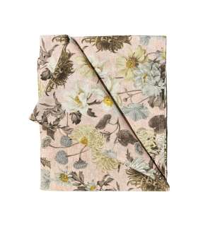 Laudlina LONETA NEW 136x220cm, roosa krüsanteem, 50% polüester, 50% puuvill, kangas 473