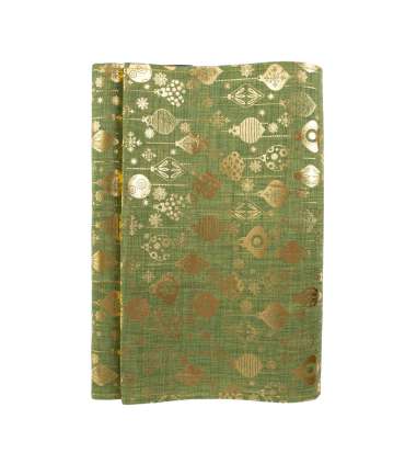 Linik GLORY 2, 45x150cm, kuldsed ehted, 100% polüester, kangas 568