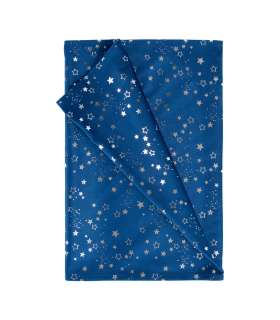 Linik GLORY 2, 45x116cm, tähed sinisel sametisel kangal, 100% polüester, kangas 569