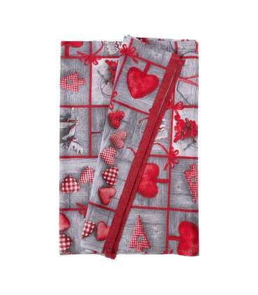 Linik WINTER FLOWERS 43x116cm, südamed