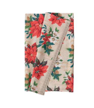 Linik WINTER FLOWERS 43x116cm, jõulutähe