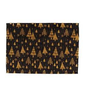 Linik GLORY 30x45cm, kuldsed kuused, 100% polüester, kangas 404