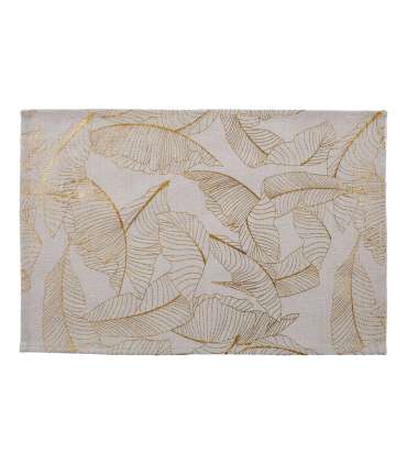 Linik GLORY 30x45cm, kuldsed lehed, 100% polüester, kangas 406