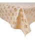 Laudlina GLORY 142x220cm, kuldsed jõulutähed, 100% polüester, kangas 567