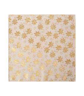 Linik GLORY 68x68cm, kuldsed jõulutähed, 100% polüester, kangas 567