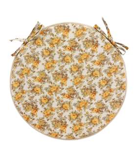 Toolikate LONETA NEW D38cm, paksus 2,5cm, beež roos, 100% puuvill, kangas 476