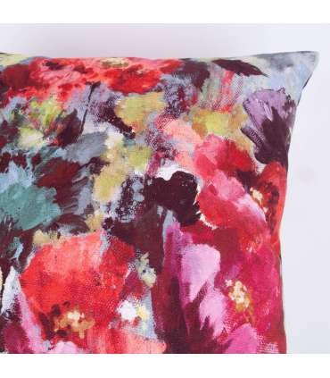 Padi CASILDA 50x50cm, värvilised lilled, 100% puuvill, kangas 359