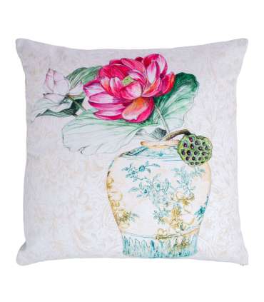 Padi CASILDA 50x50cm, vaas lootusõiega, 100% puuvill, kangas 360