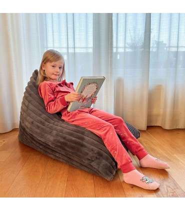 Kott-tool MINI 100x70x15/70cm tumehall, 100% polüester, kangas 402