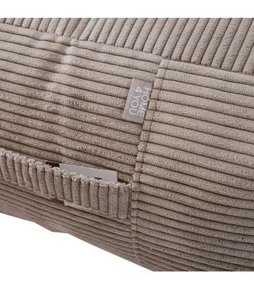 Tumba HYPER, 80x80cm, h30cm, hall, 100% polüester, kangas 393