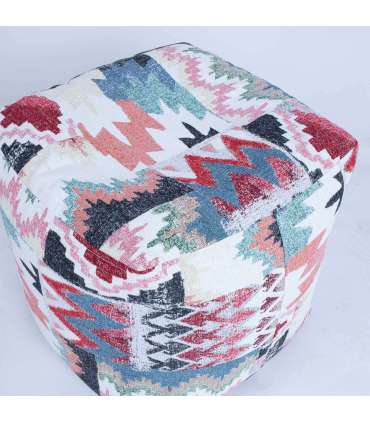 Tumba MAROKO 55x55xH45cm, maroko motiiv, 50% puuvill, 50% polüester, kangas 455