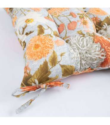 Toolipadi LONETA 40x40cm, lilled, 50% puuvill, 50% polüester, kangas 423