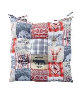 Toolipadi WINTER 40x40cm, talv ja loomad, 50% puuvill, 50% polüester, kangas 454