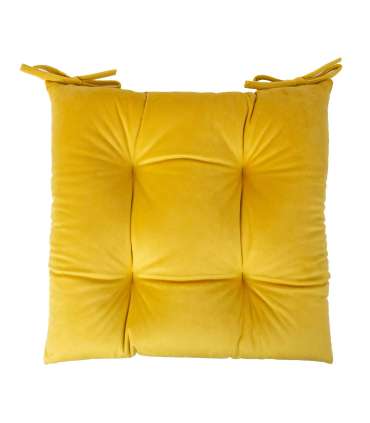 Toolipadi VELVET 2, 40x40cm, kollane