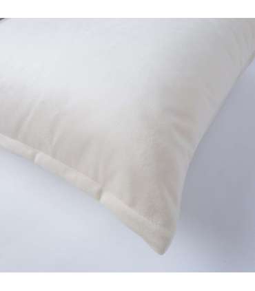 Padi VELVET 2, 45x45cm, naturaalvalge, 100% polüester, kangas-284