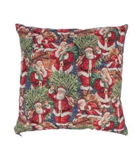 Padi HOLLY 45x45cm lukuga, jõuluvanad, kangas 50% puuvill, 50% polüester, kangas 398/389