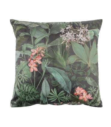 Padi HOLLY 45x45cm, lukuga, troopilised taimed velvet, 100% polüester, kangas 416