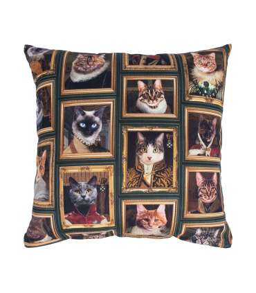 Padi HOLLY 45x45cm, lukuga, kassid raamis, 100% puuvill, kangas 439 