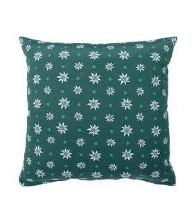 Padi HOLLY 45x45cm, lukuga, roheline Edelwaiss, 50% puuvill, 50%  polüester, kangas 444