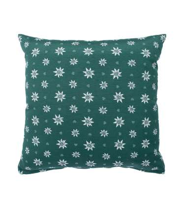 Padi HOLLY 45x45cm, lukuga, roheline Edelwaiss, 50% puuvill, 50%  polüester, kangas 444