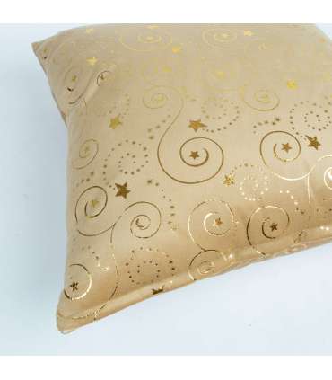 Padi GLORY 2, 45x45cm lukuga, kuldsed jooned sametisel kangal, 100% polüester, kangas 570