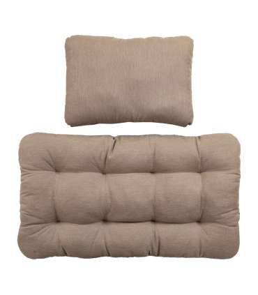 Ripptooli padi CLOBE beež, iste 64x106cm, seljapadi 64x42cm, 100% polüester