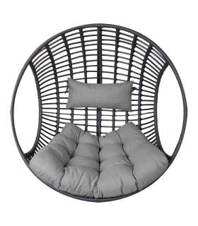 Ripptooli padi COCO 95/65x75cm, hall, 100% polüester, kangas 999