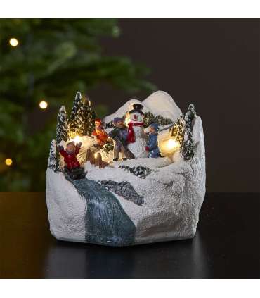 Jõuludekoratsioon WINTERVILLE H10,5cm, taimer