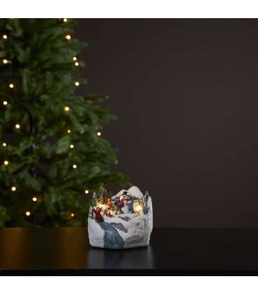 Jõuludekoratsioon WINTERVILLE H10,5cm, taimer