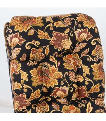 Toolikate BADEN-SUMMER 48x165cm, lilled mustal taustal, 100% polüester, kangas 380