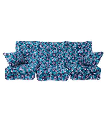 Kiigepadjad ROMA 108x56x10cm, 3tk, 80% puuvill, 20% polüester