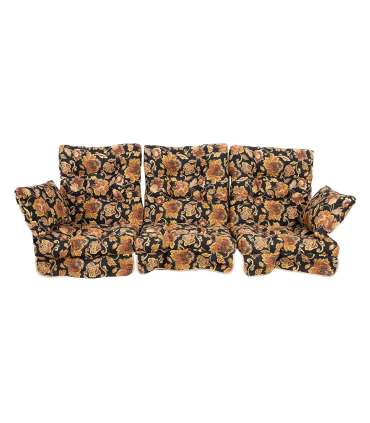 Kiigepadjad 3tk ROMA 108x56x10cm, lilled