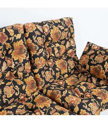 Kiigepadjad 3tk ROMA 108x56x10cm, lilled, 100% polüester, kangas 380