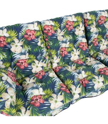 Kiigepadjad ROMA tume lillemuster, 100% polüester, kangas 472