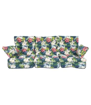 Kiigepadjad ROMA 108x56x10cm, tume lille