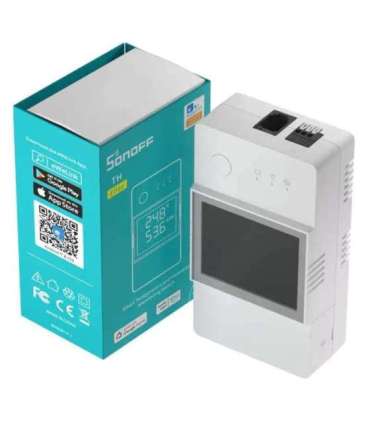 Smart WiFi temperature and humidity monitoring switch Sonoff THR316D TH Elite