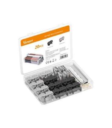 DIN Rail wire connector Sonoff set (20 pcs)